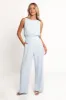 Brenna Cotton Jumpsuit - Pale Blue sold by Petal & Pup