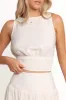 Kerri Skirt Set - White sold by Petal & Pup
