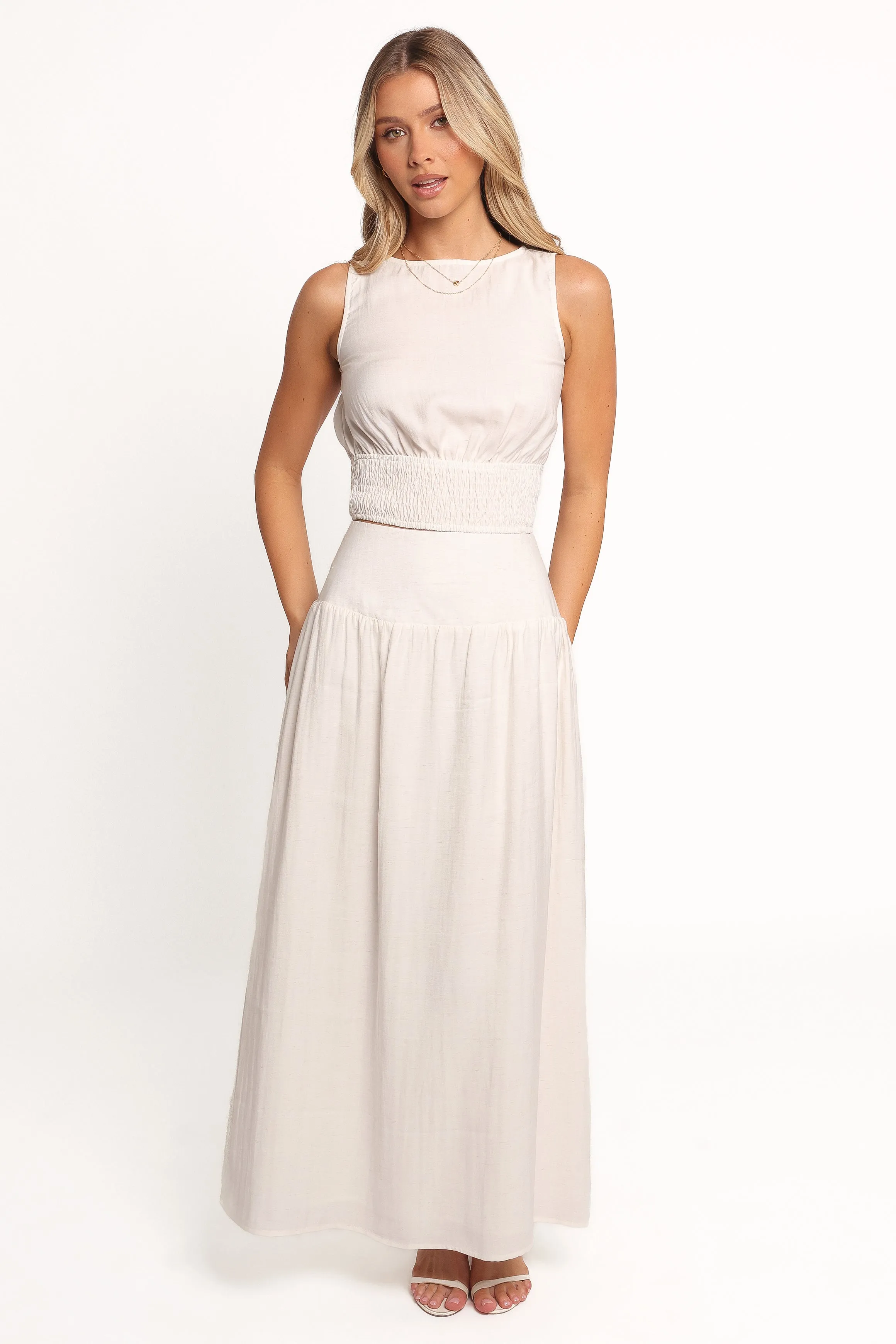 Kerri Skirt Set - White sold by Petal & Pup product image thumbnail 5