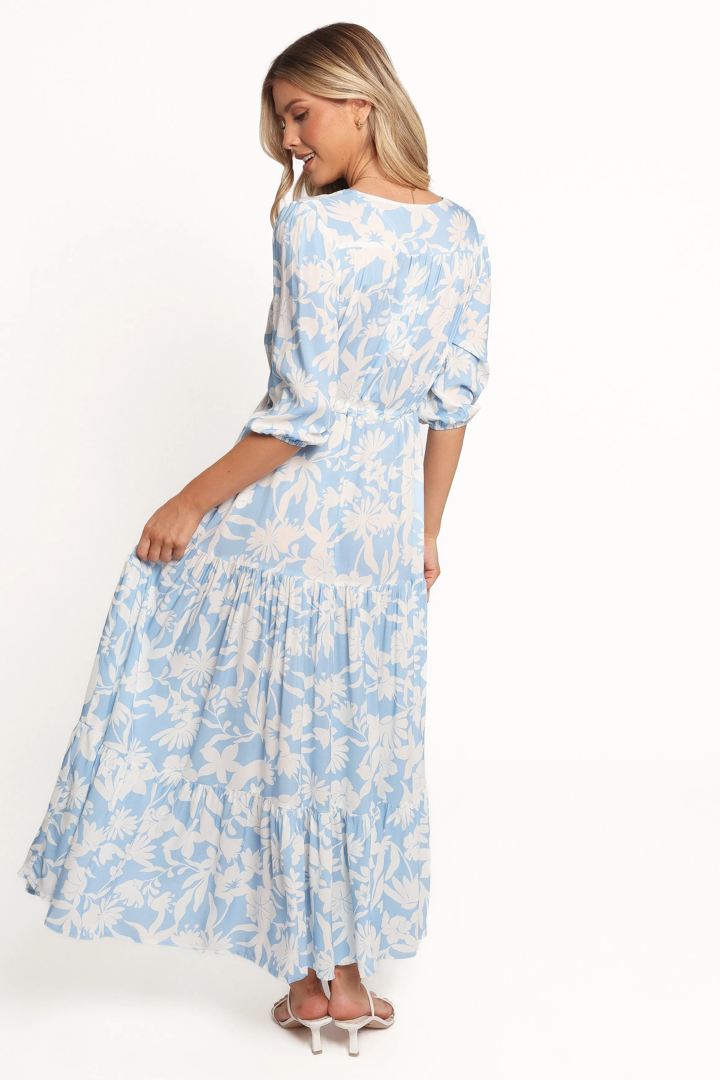 Kelda Dress - Blue Floral sold by Petal & Pup product image thumbnail 4