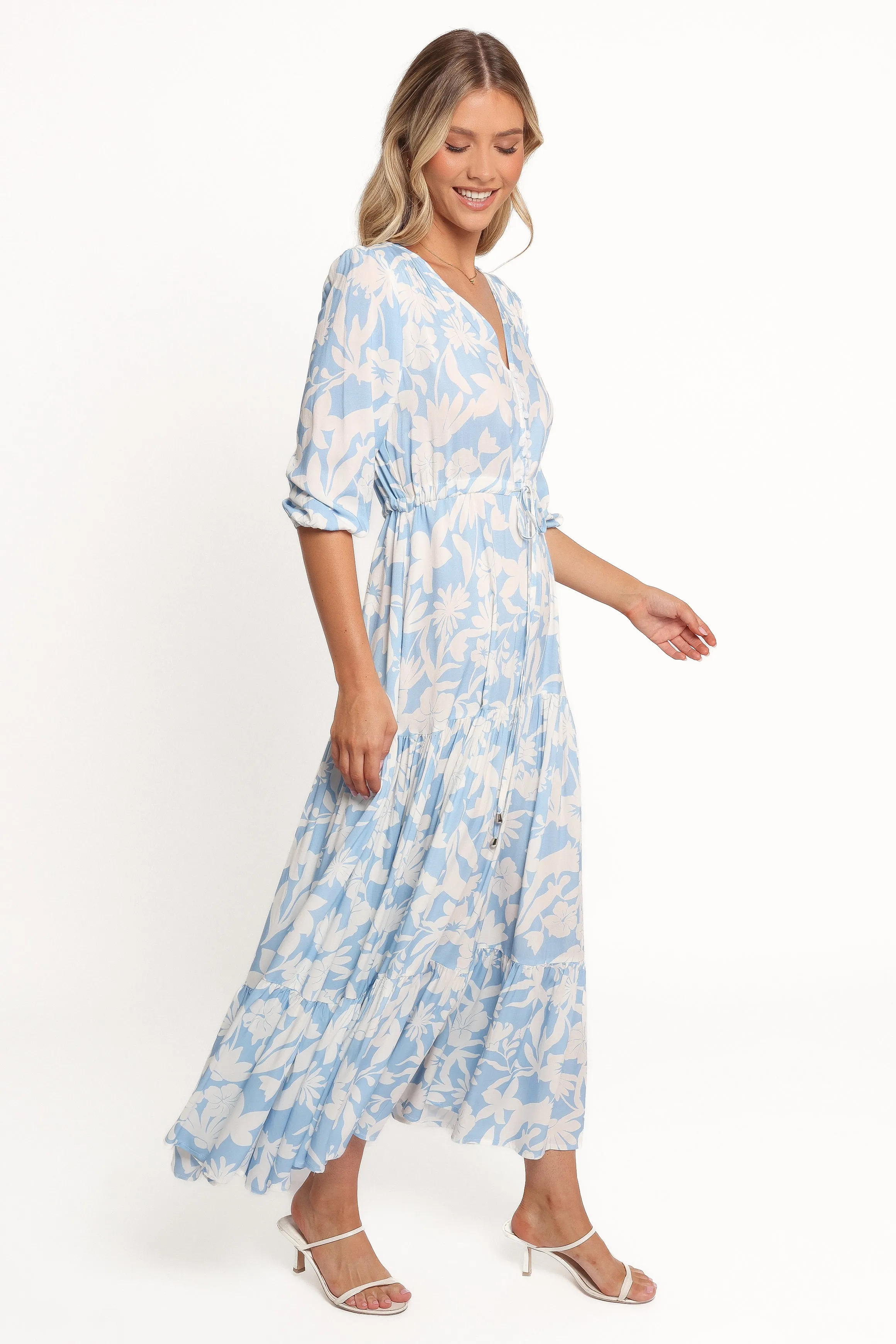 Kelda Dress - Blue Floral sold by Petal & Pup product image thumbnail 5