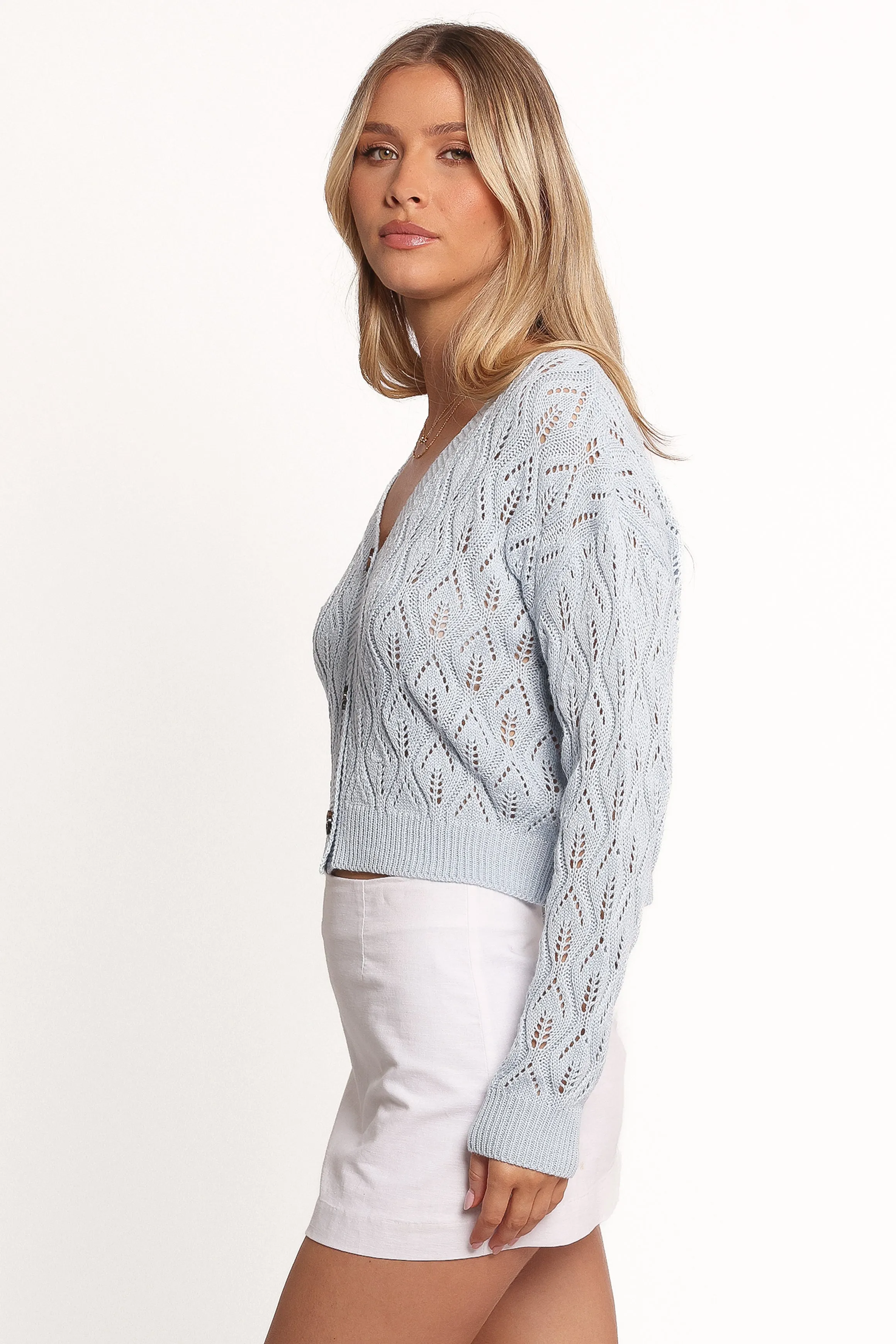 Ellen Cardigan - Pale Blue sold by Petal & Pup product image thumbnail 4