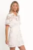 Lucinda Mini Dress - White sold by Petal & Pup