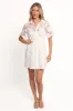 Lucinda Mini Dress - White sold by Petal & Pup