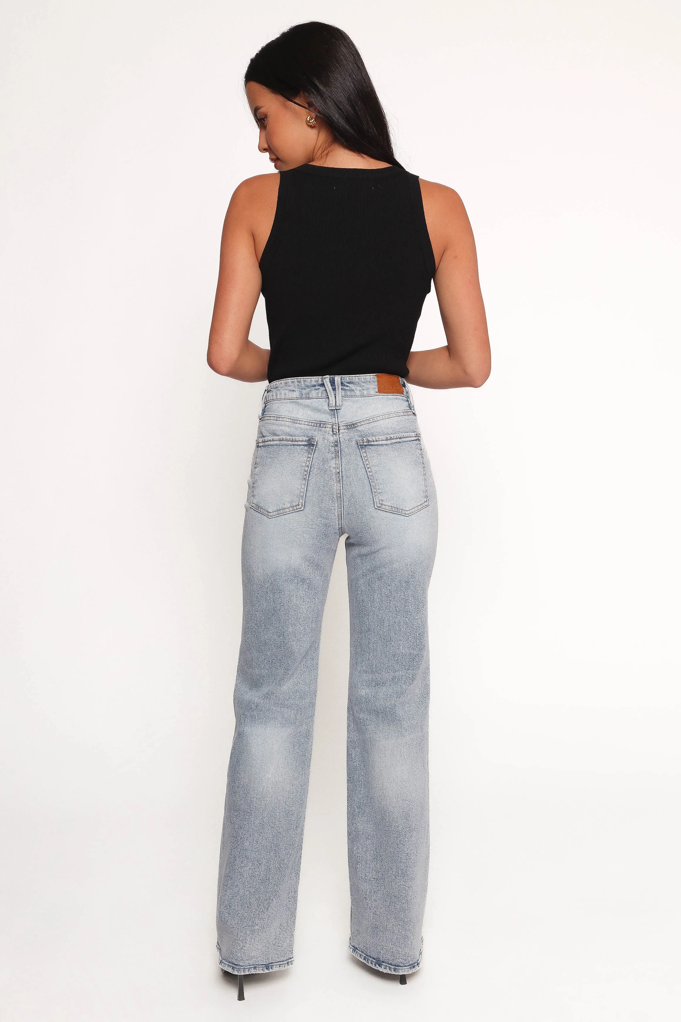 Jolene Wide Leg Jeans - Peace sold by Petal & Pup product image thumbnail 4