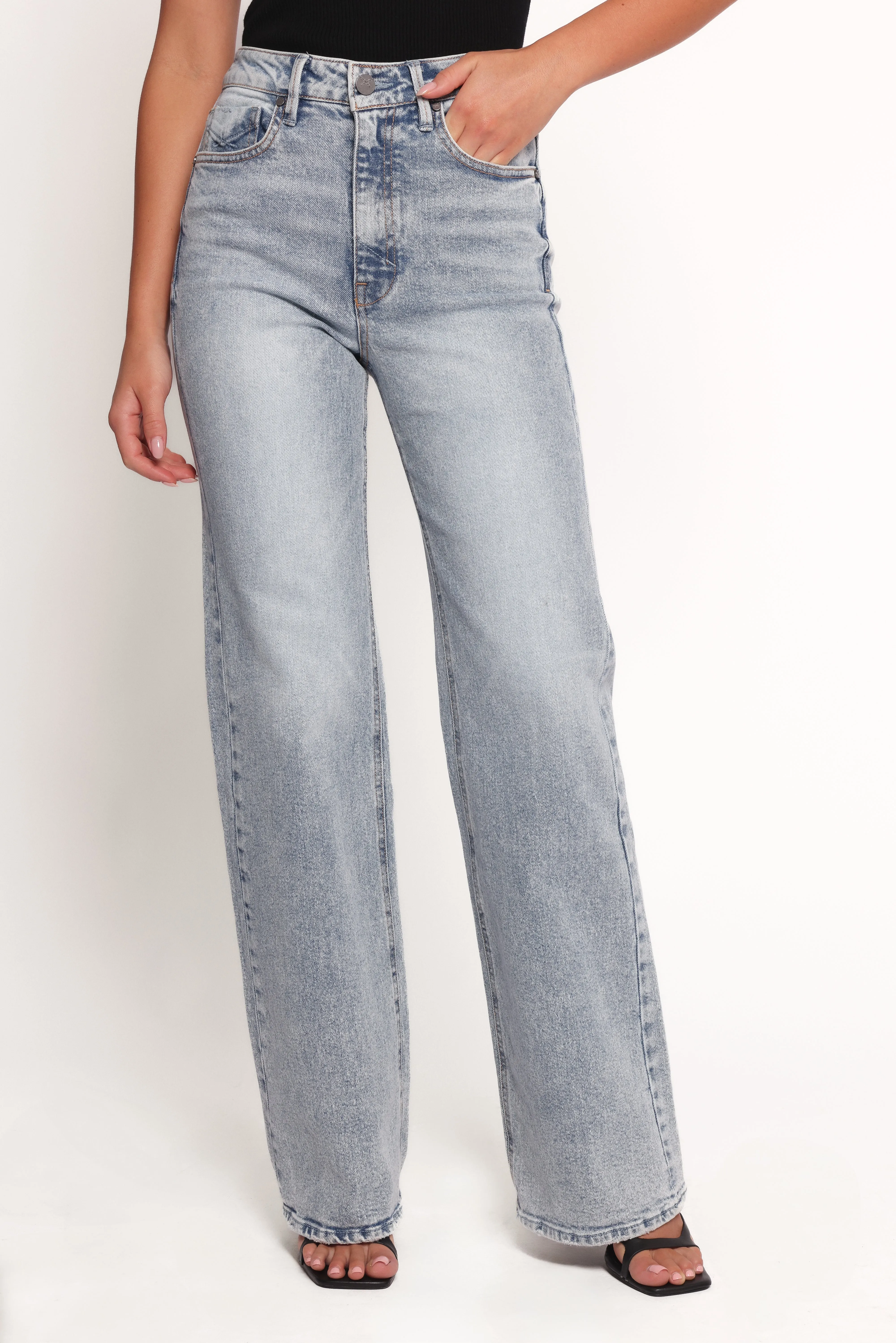 Jolene Wide Leg Jeans - Peace sold by Petal & Pup product image thumbnail 2