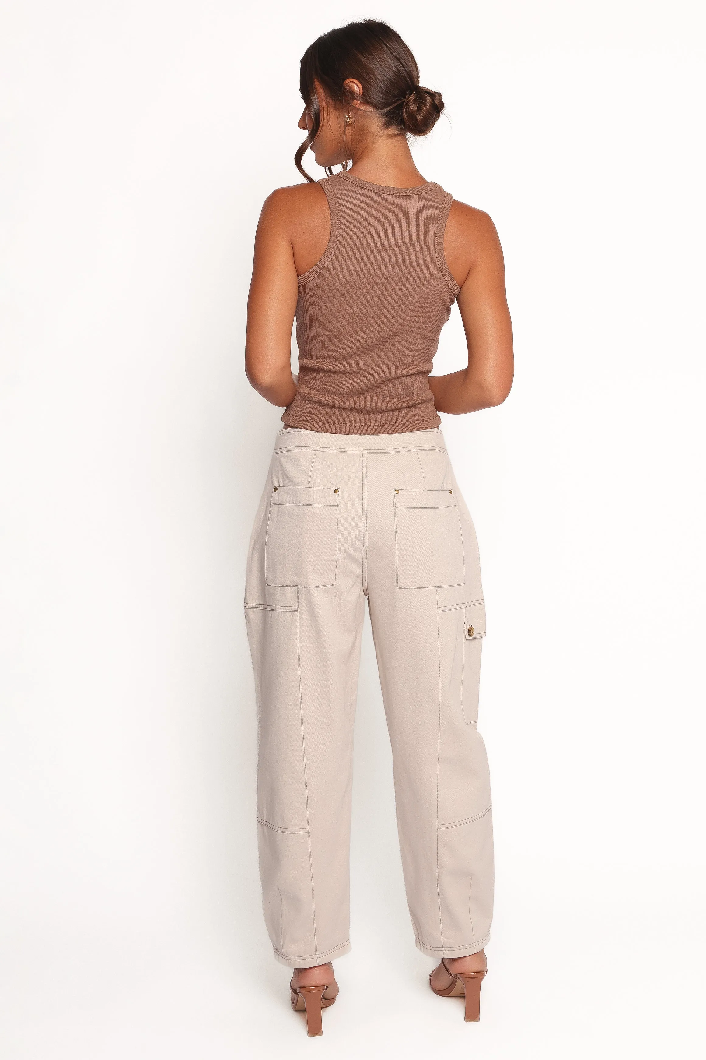 Kiah Cargo Pant - Ecru sold by Petal & Pup product image thumbnail 5