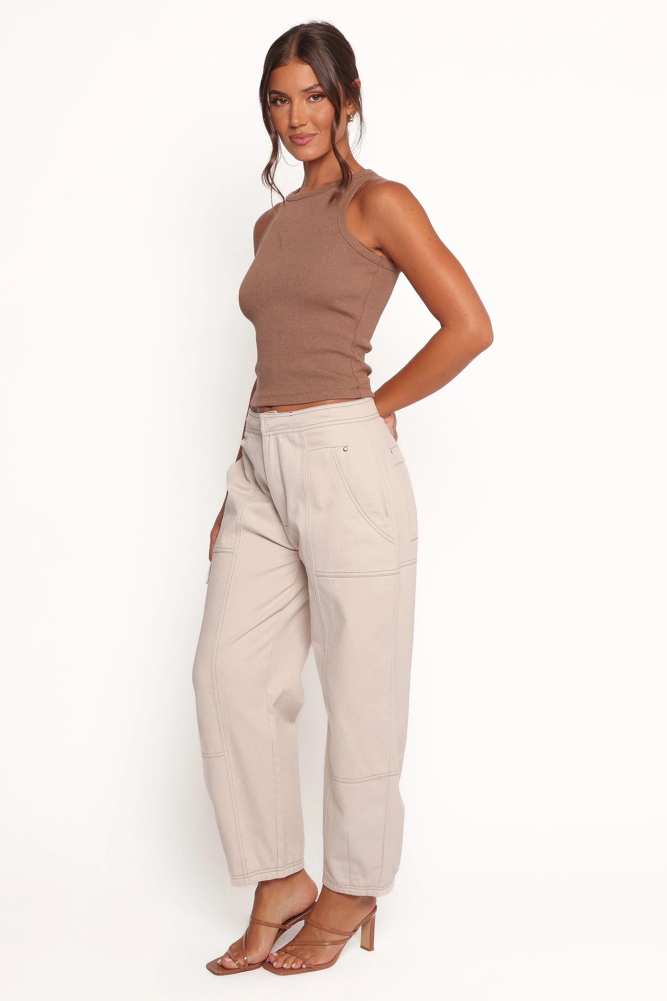 Kiah Cargo Pant - Ecru sold by Petal & Pup product image thumbnail 3