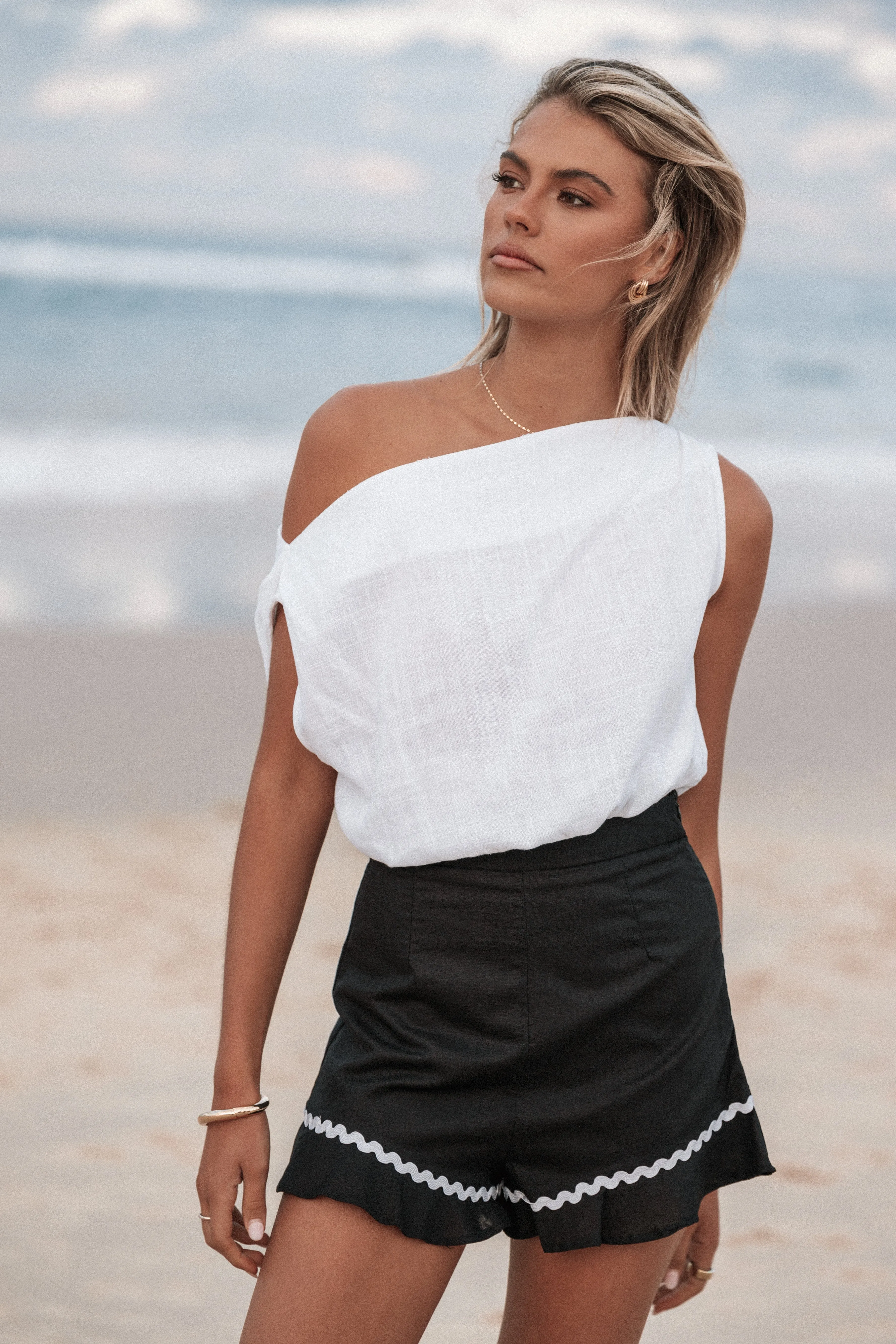 Zara Top - White sold by Petal & Pup product image thumbnail 2