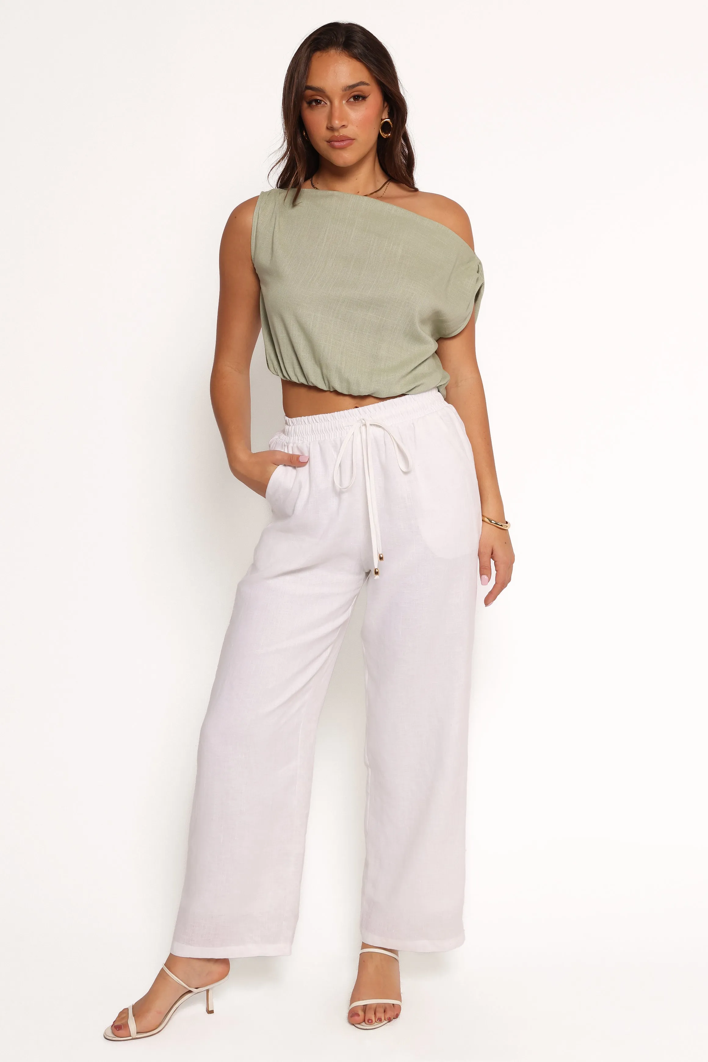 Zara Top - Sage Green sold by Petal & Pup product image thumbnail 4