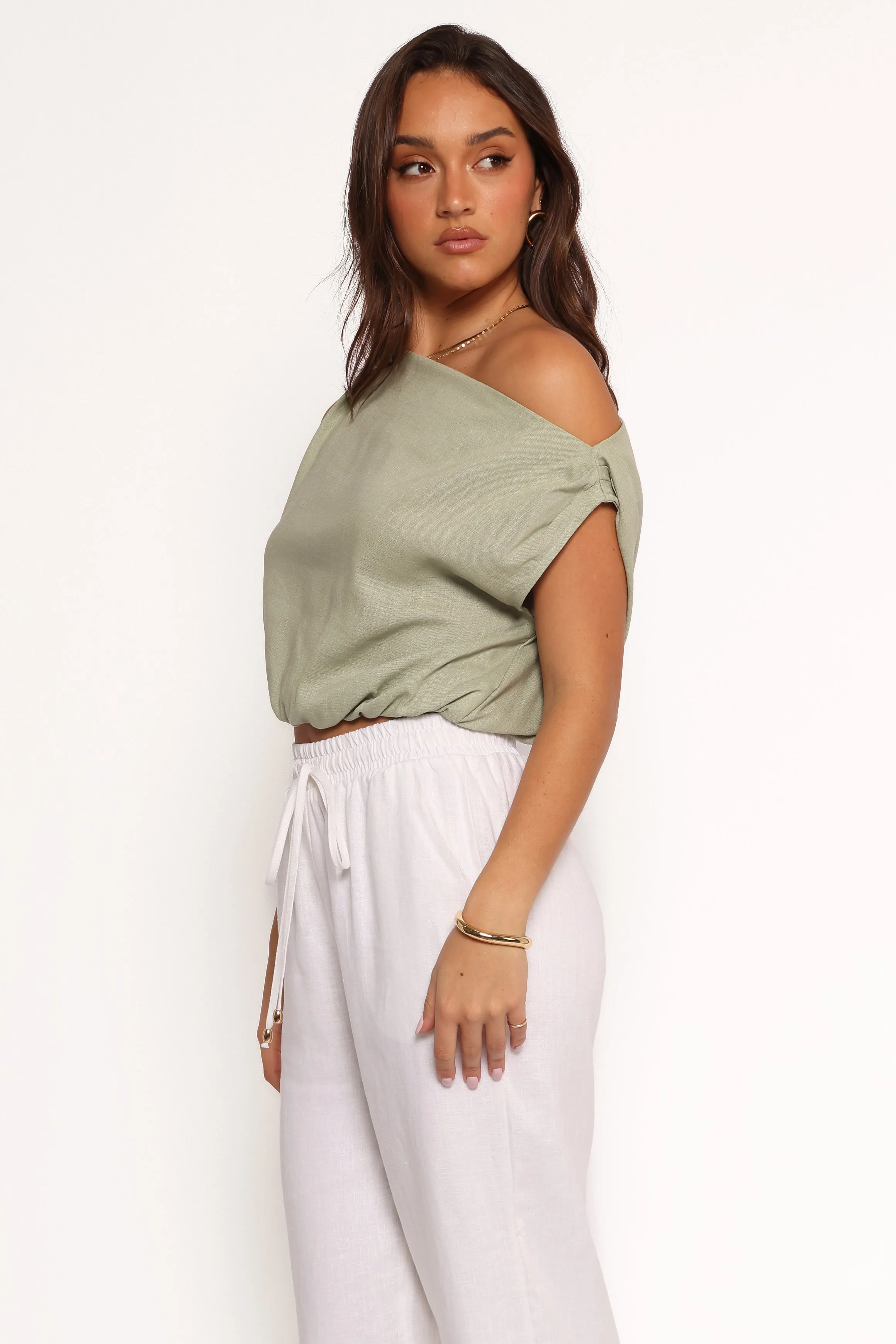 Zara Top - Sage Green sold by Petal & Pup product image thumbnail 5