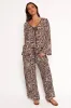 Imogen Pant - Chocolate Brown Print sold by Petal & Pup