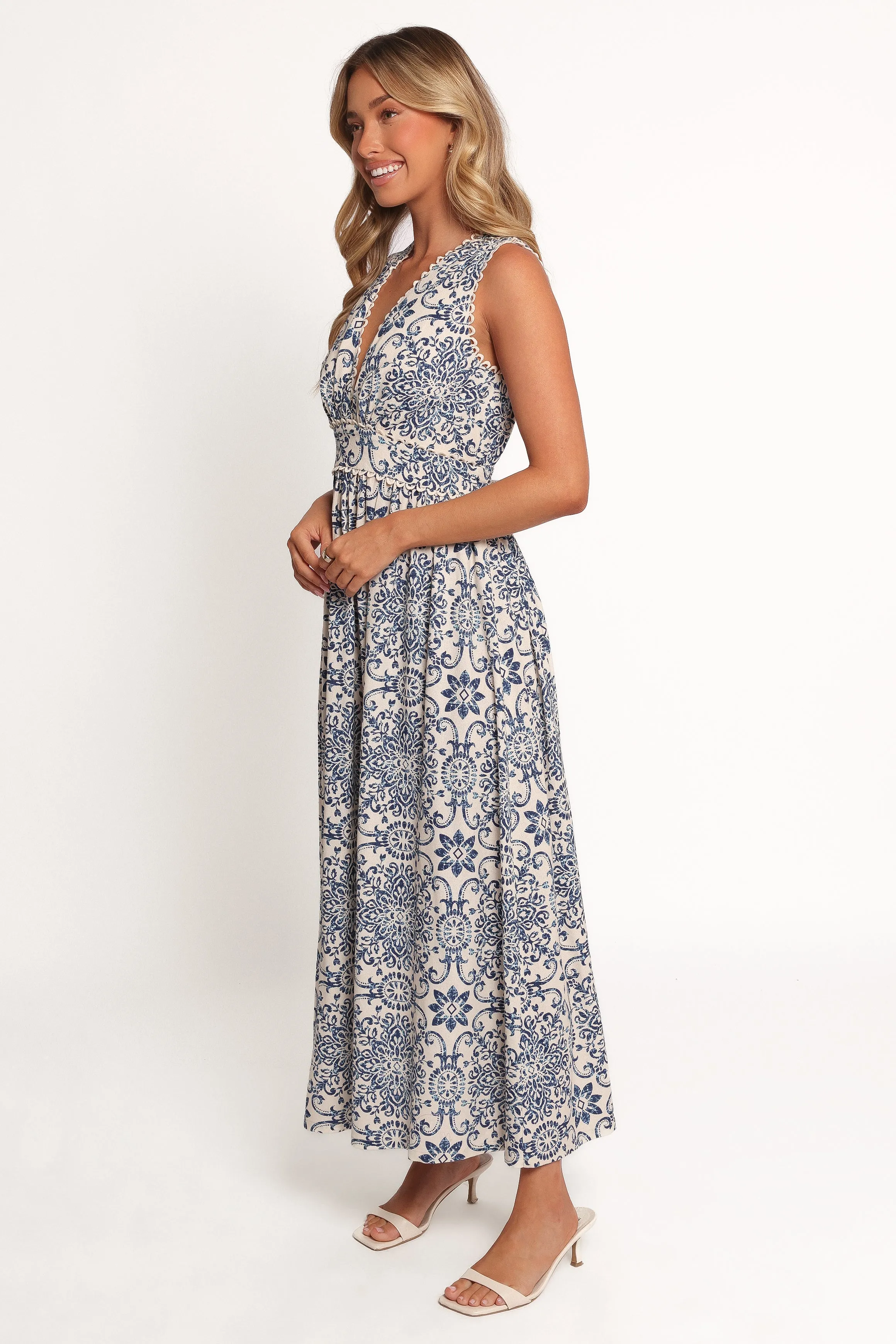 Elysia Midi Dress - Azalea Mosaic sold by Petal & Pup product image thumbnail 3