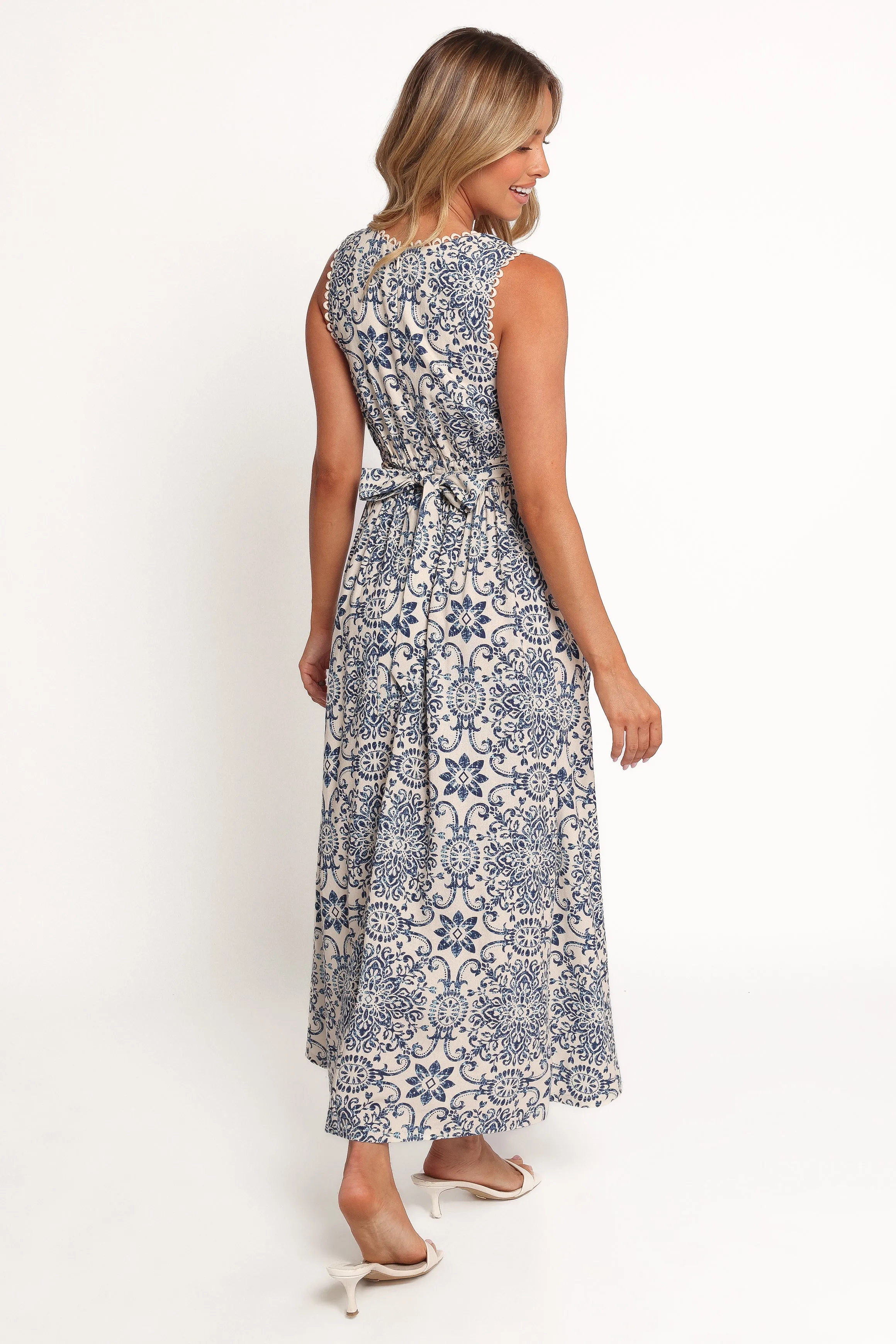 Elysia Midi Dress - Azalea Mosaic sold by Petal & Pup product image thumbnail 4