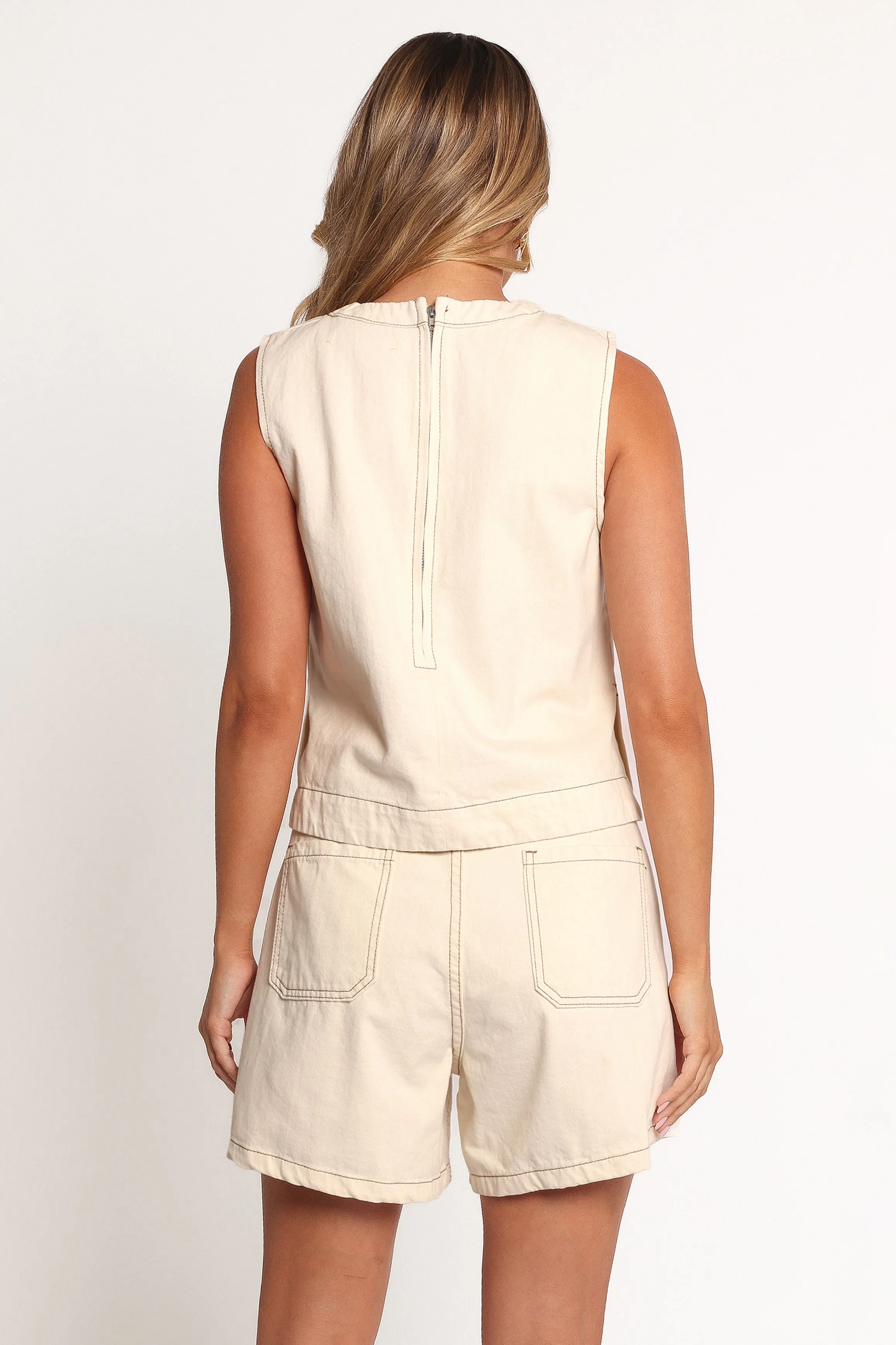 Levi Short - Ecru sold by Petal & Pup product image thumbnail 5