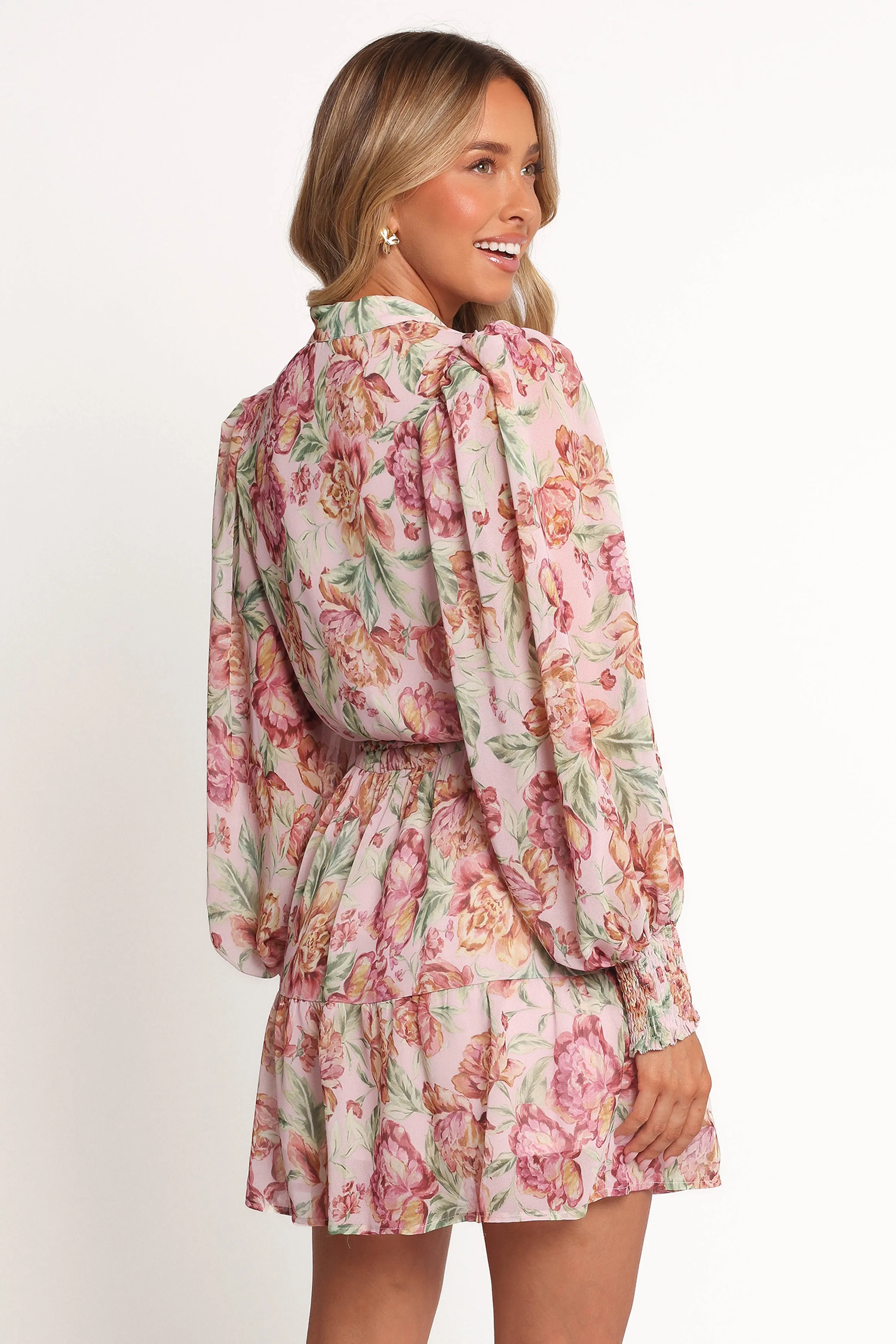 Elba Long Sleeve Mini Dress - Veiled Floral sold by Petal & Pup product image thumbnail 4