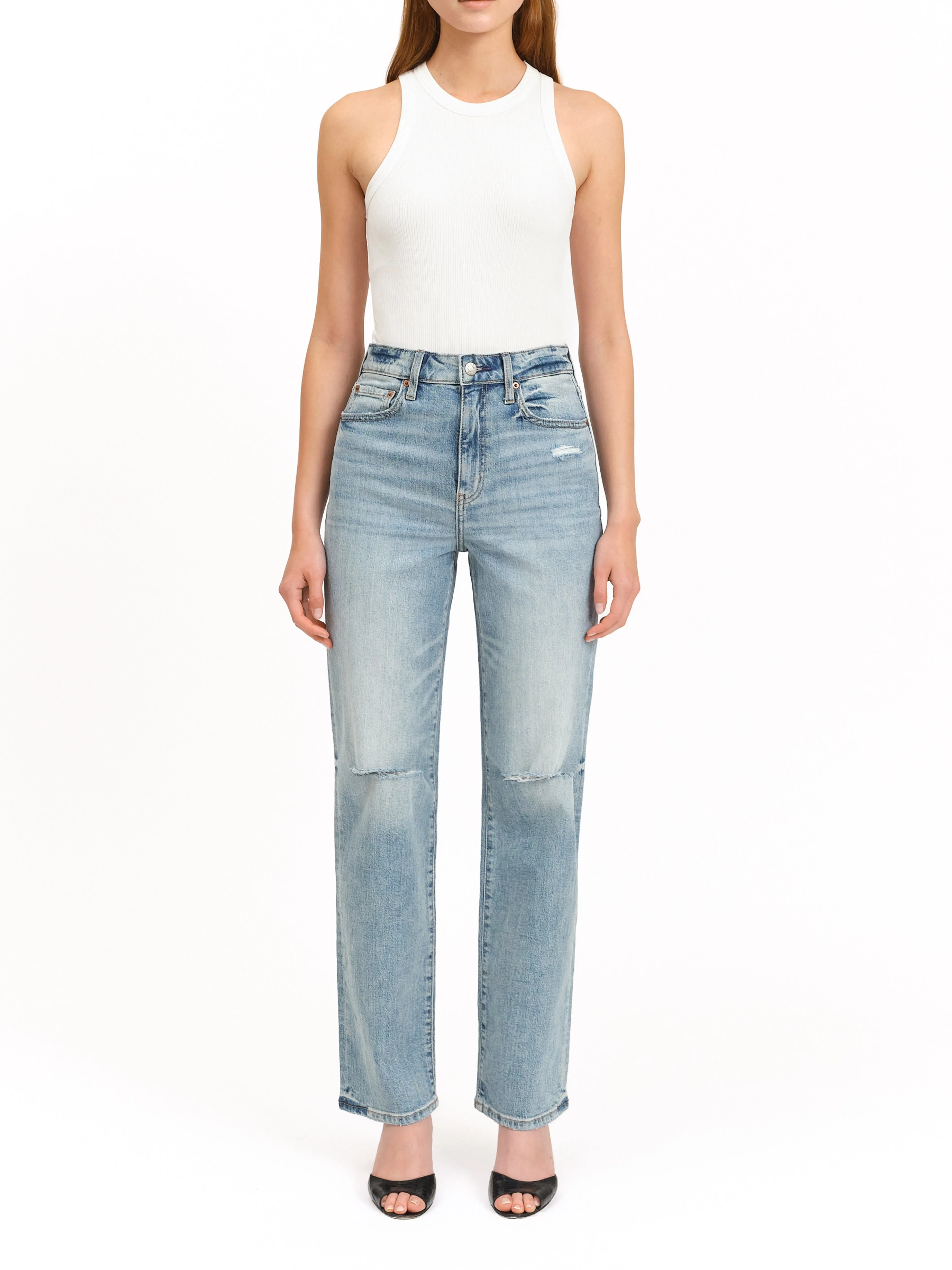 Sundaze Straight Leg Jean - Fools Gold sold by Petal & Pup product image thumbnail 2