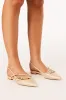 Hettie Flats - Beige Patent sold by Petal & Pup