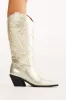 Everlyn Boots - Gold Metallic sold by Petal & Pup