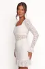 Lyra Mini Dress - White sold by Petal & Pup