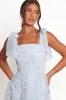 Evangeline Mini Dress - Blue sold by Petal & Pup