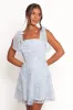 Evangeline Mini Dress - Blue sold by Petal & Pup