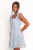 Evangeline Mini Dress - Blue sold by Petal & Pup