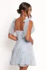 Evangeline Mini Dress - Blue sold by Petal & Pup