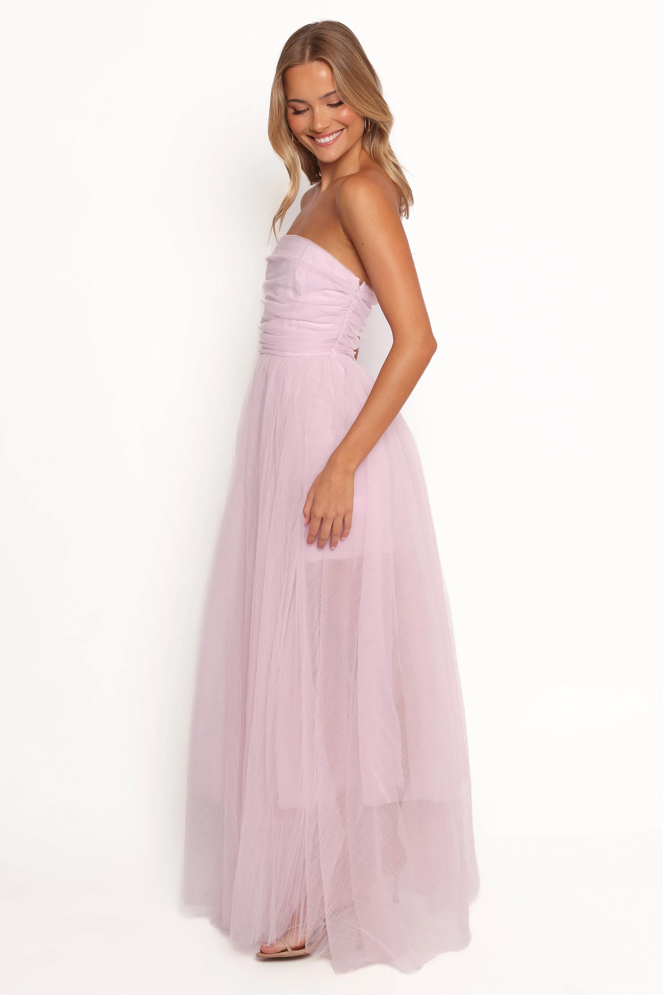 Anabella Strapless Maxi Dress - Pale Pink sold by Petal & Pup product image thumbnail 5