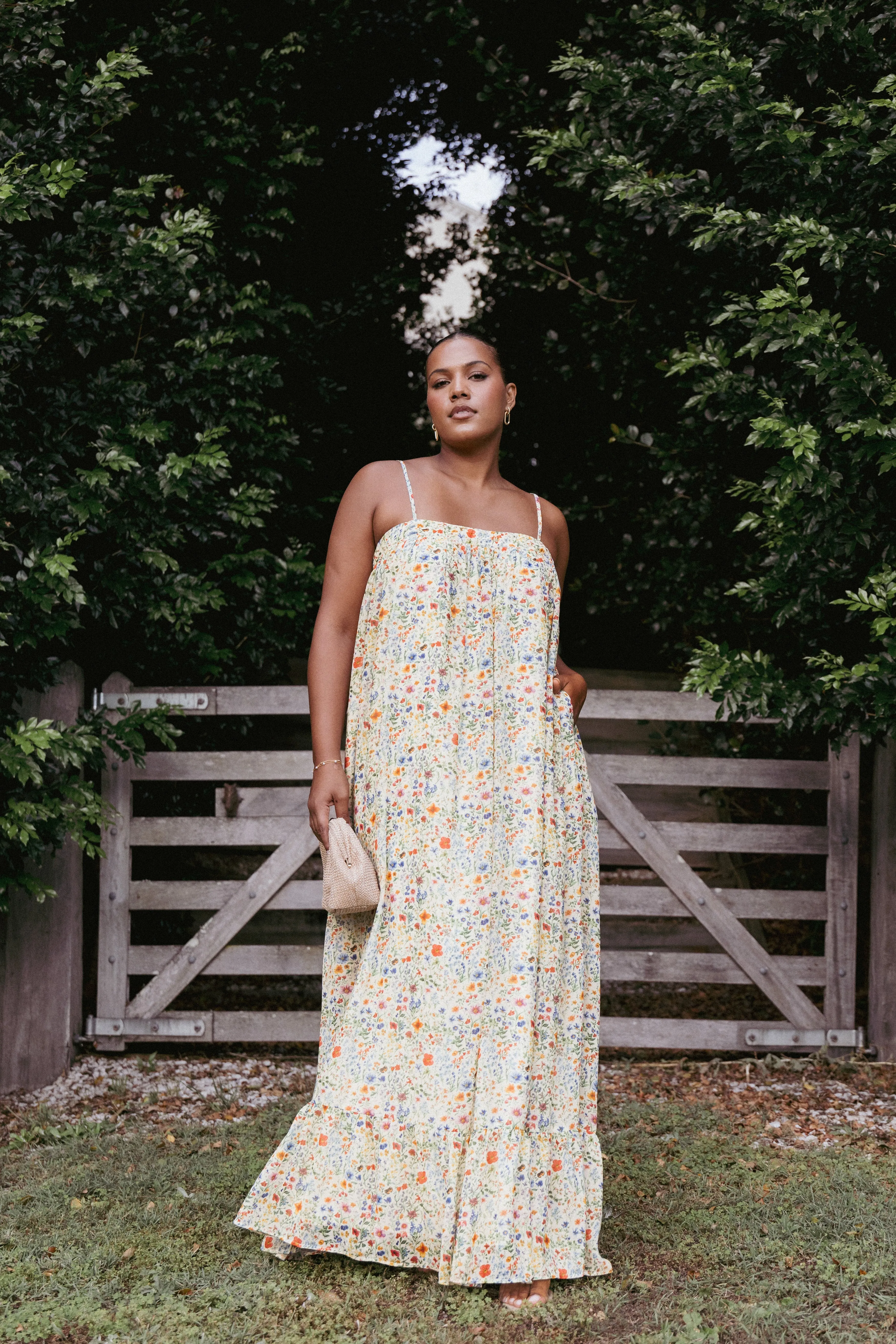 Colette Maxi Dress - Garden Floral sold by Petal & Pup