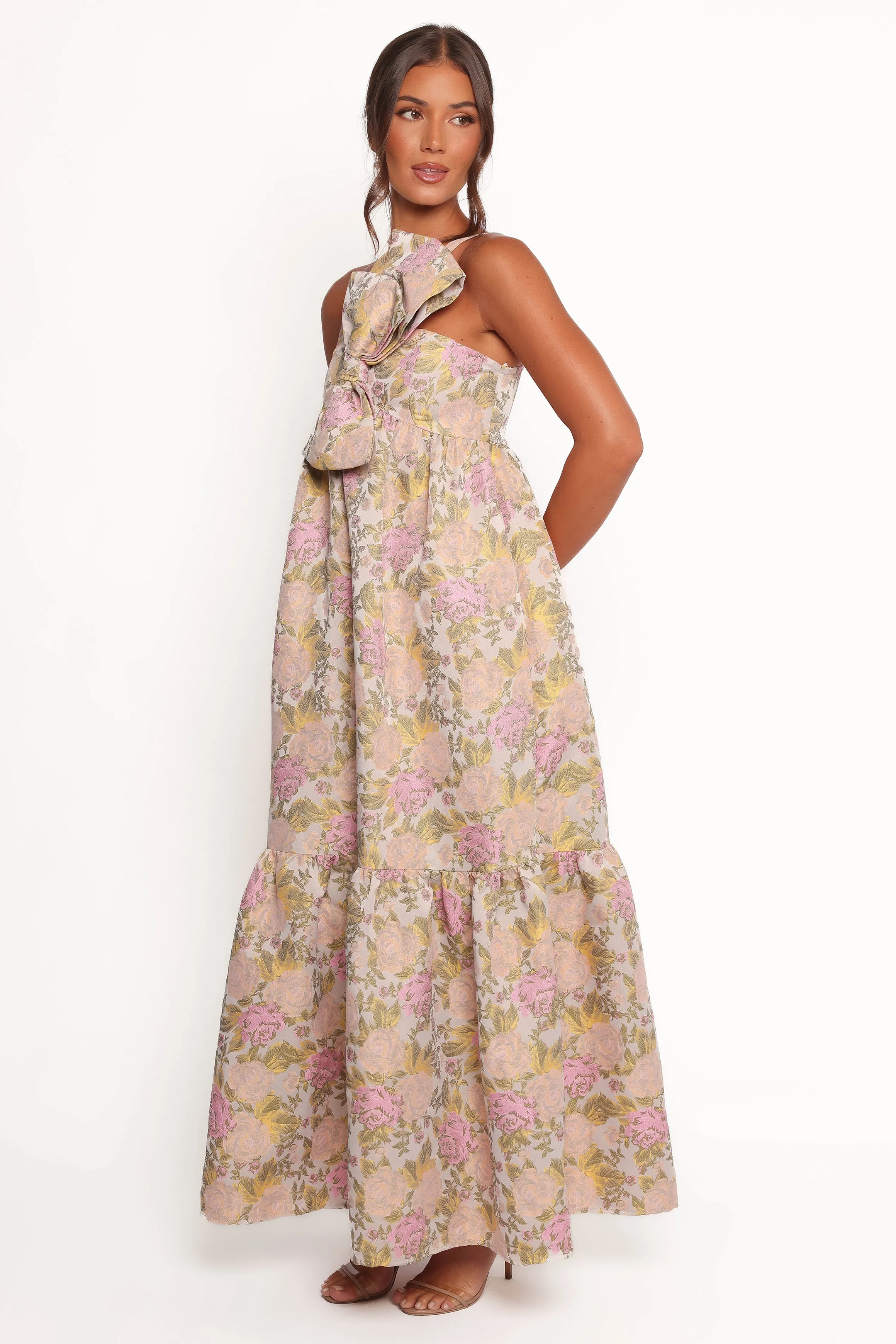 Betina Bow Front Maxi Dress - Multi Floral sold by Petal & Pup product image thumbnail 5