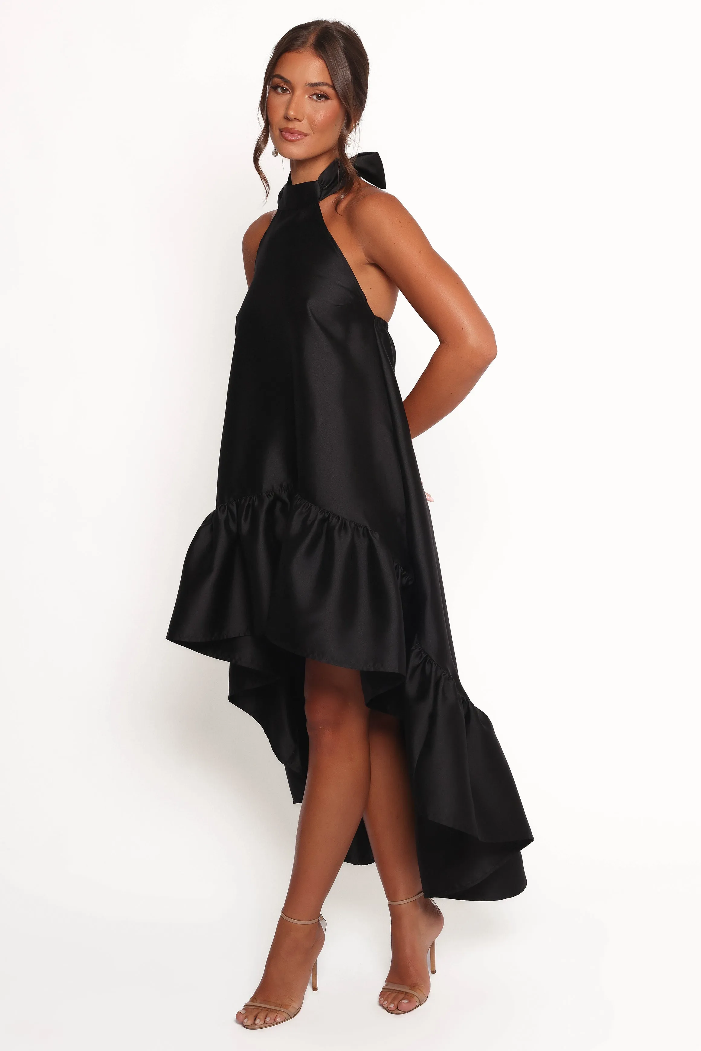Soren Halterneck Midi Dress - Black sold by Petal & Pup product image thumbnail 4