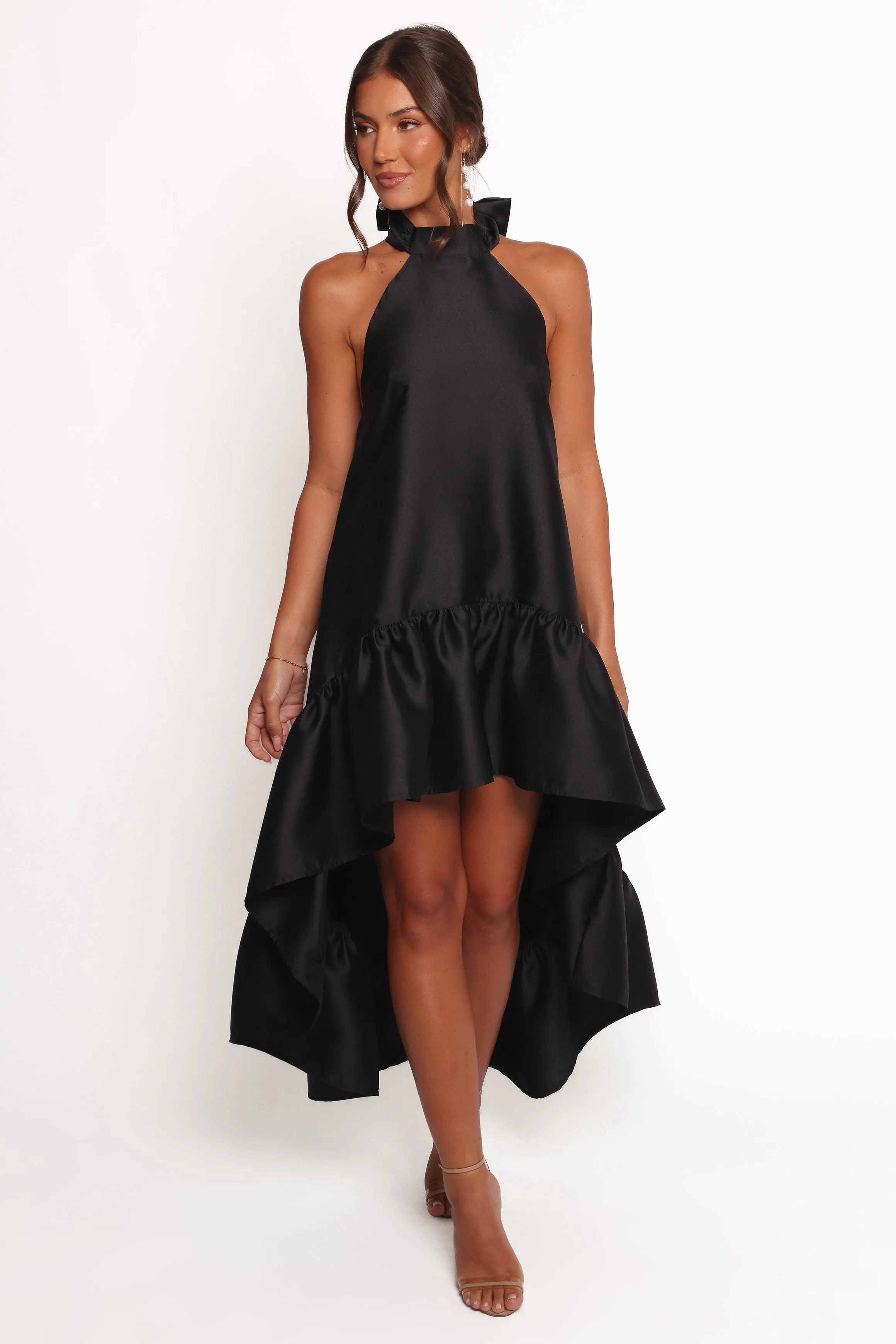 Soren Halterneck Midi Dress - Black sold by Petal & Pup product image thumbnail 2