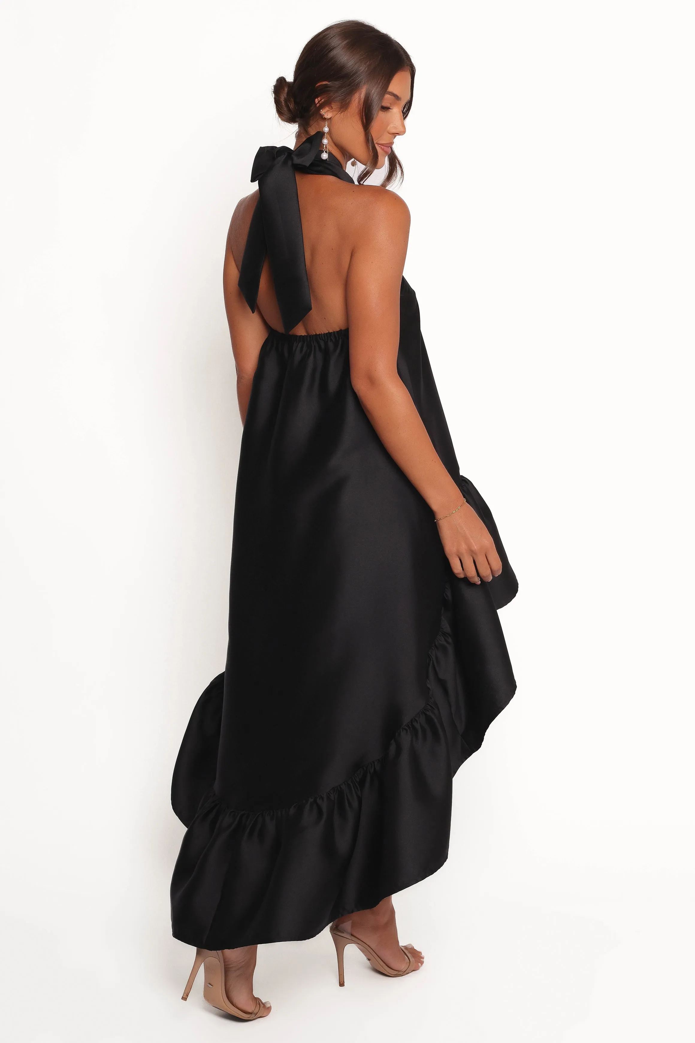 Soren Halterneck Midi Dress - Black sold by Petal & Pup product image thumbnail 5