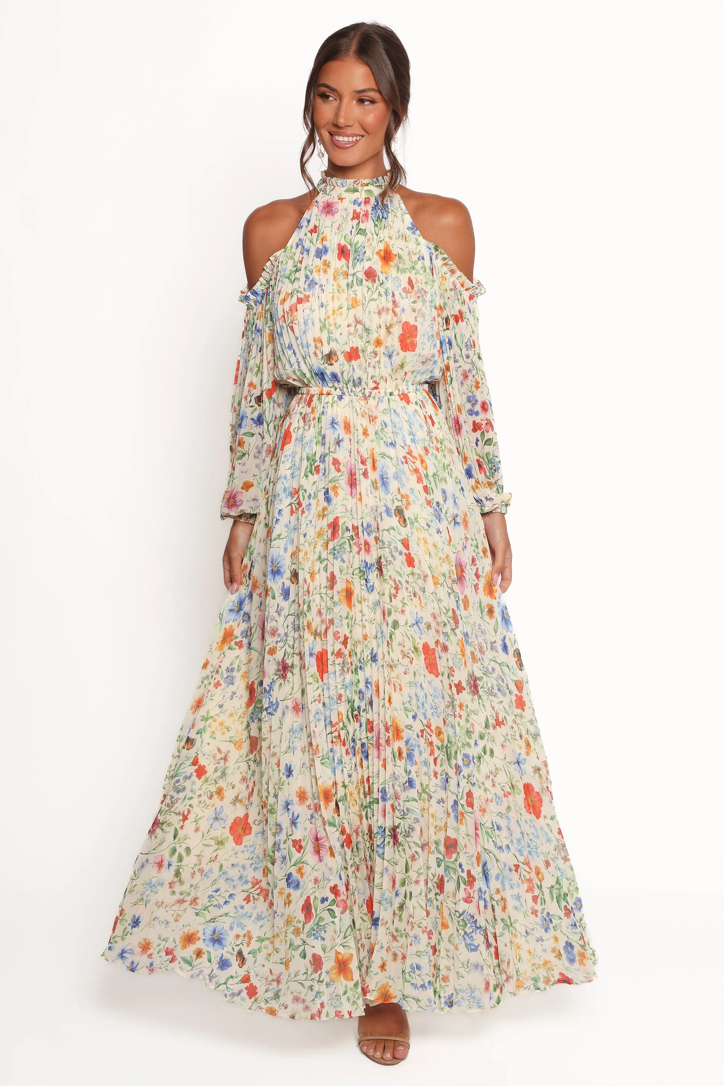Hilary Pleated Maxi Dress - Garden Floral sold by Petal & Pup product image thumbnail 2