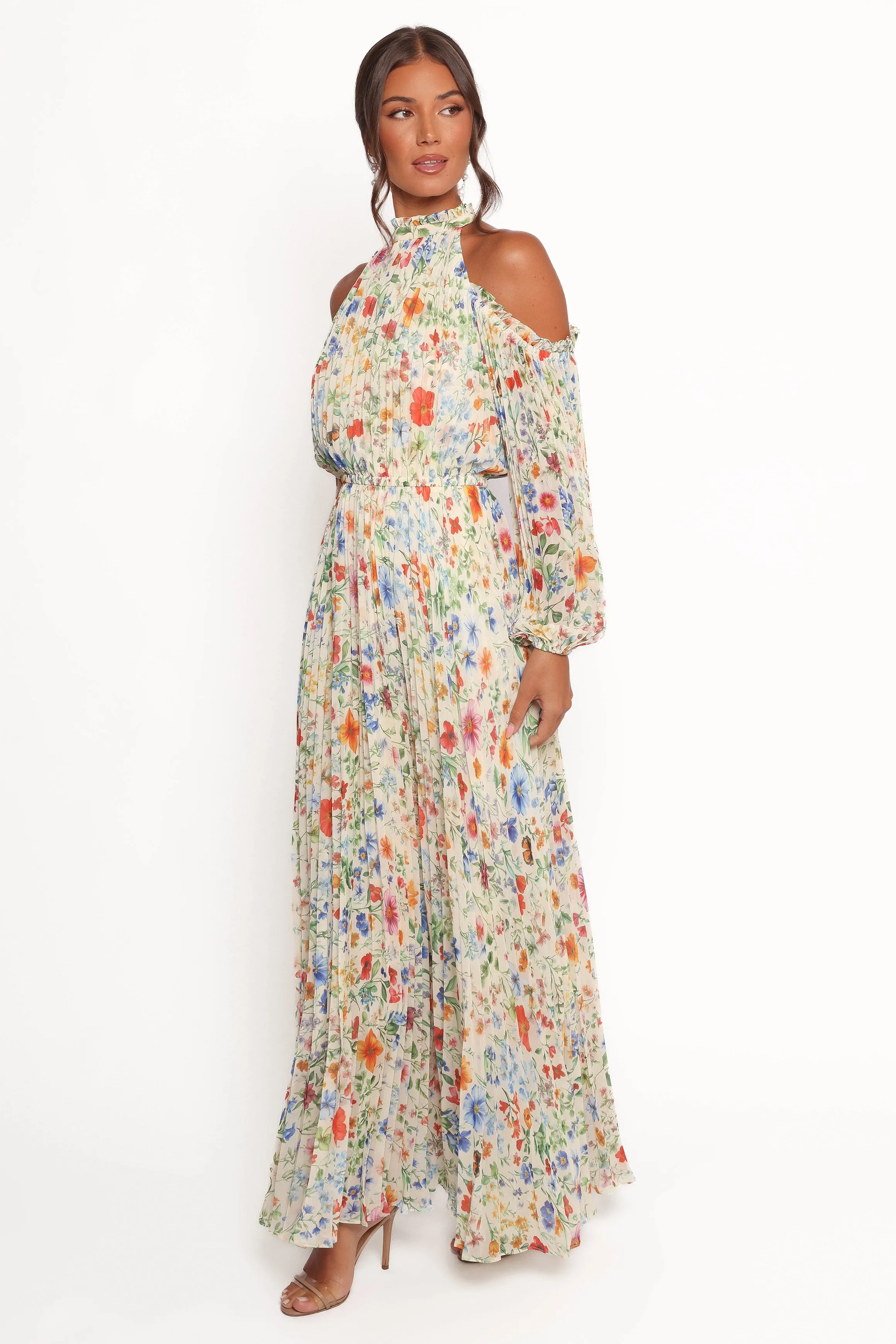 Hilary Pleated Maxi Dress - Garden Floral sold by Petal & Pup product image thumbnail 4