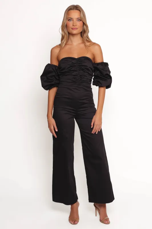 Myla Jumpsuit - Black sold by Petal & Pup