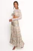 Dara Maxi Skirt - Garden Floral sold by Petal & Pup