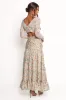 Dara Maxi Skirt - Garden Floral sold by Petal & Pup