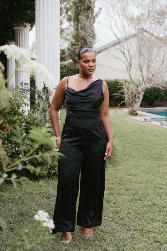 Emmy Jumpsuit - Black made by Petal & Pup