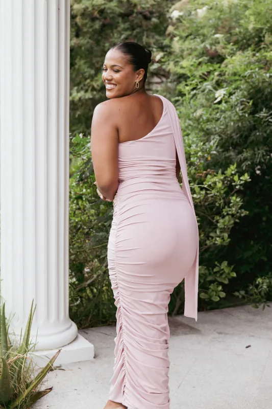 Reia Midi Dress - Pink sold by Petal & Pup