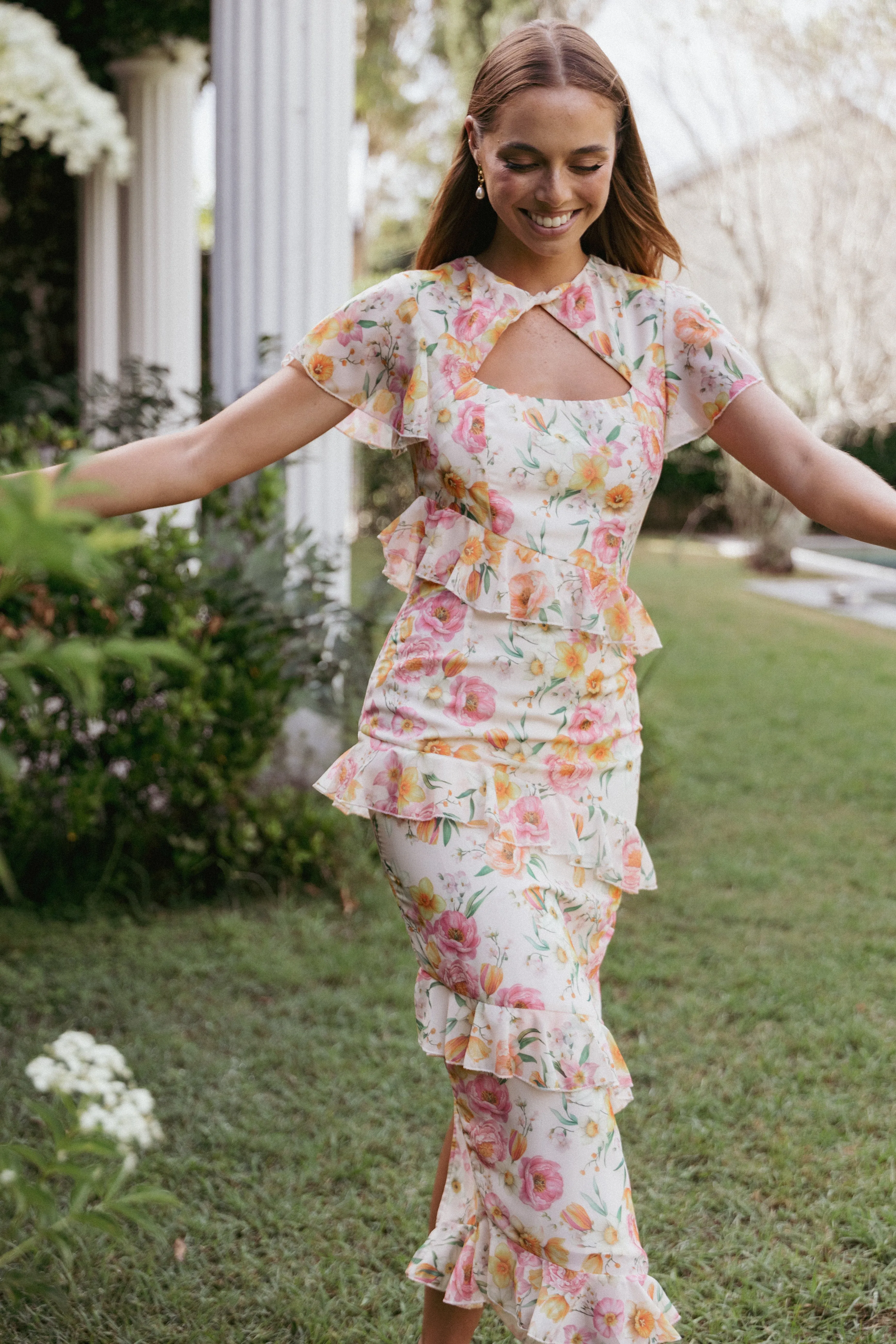 Leila Maxi Dress - Peony sold by Petal & Pup product image thumbnail 2
