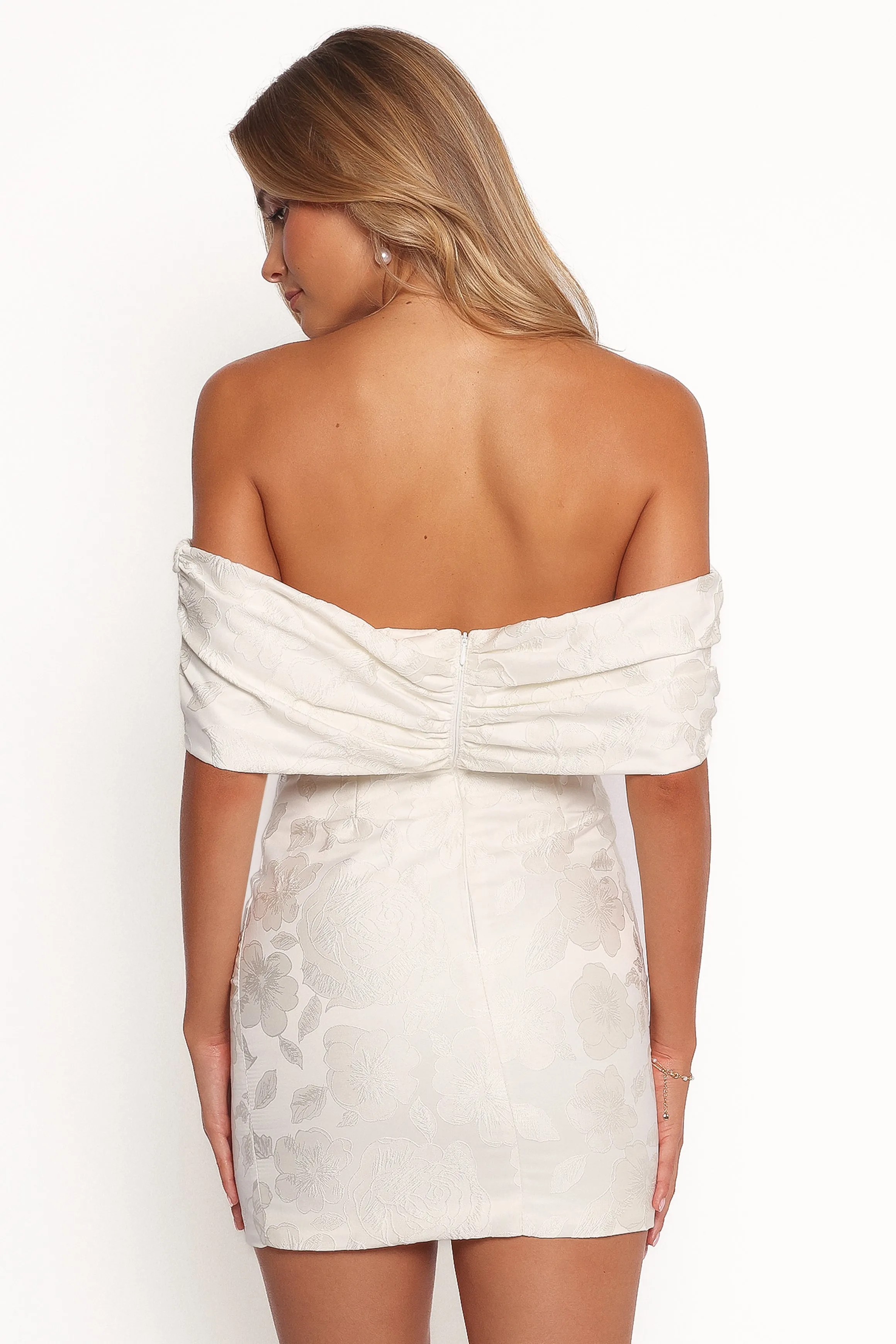 Kaeli Mini Dress - White sold by Petal & Pup product image thumbnail 4