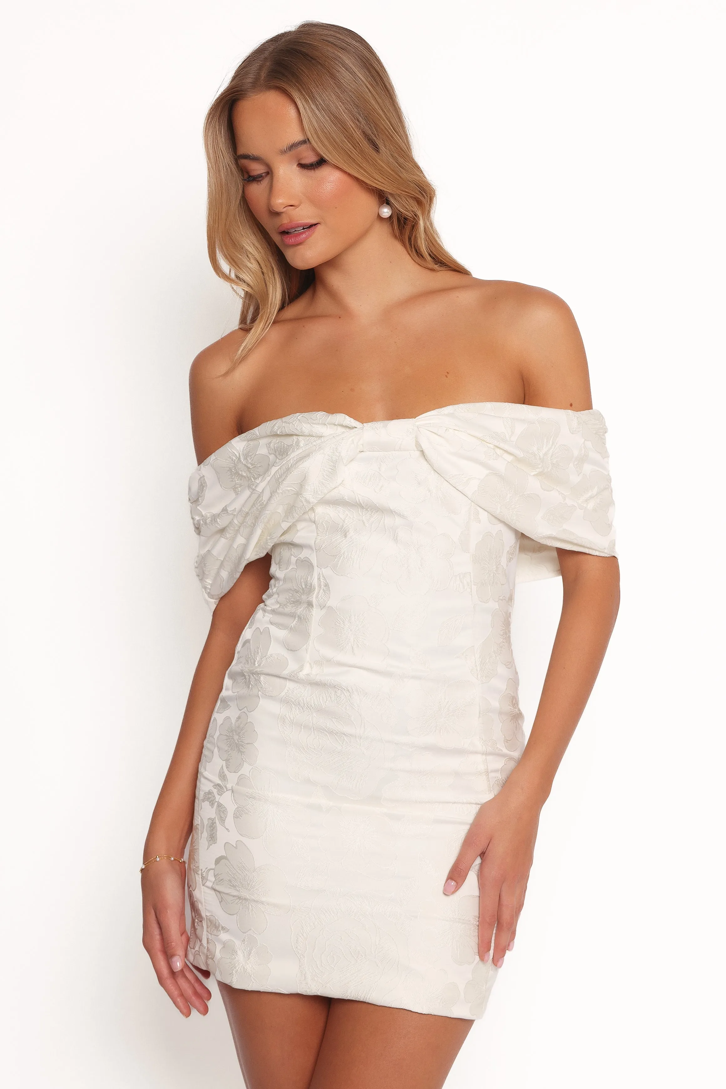 Kaeli Mini Dress - White sold by Petal & Pup product image thumbnail 2