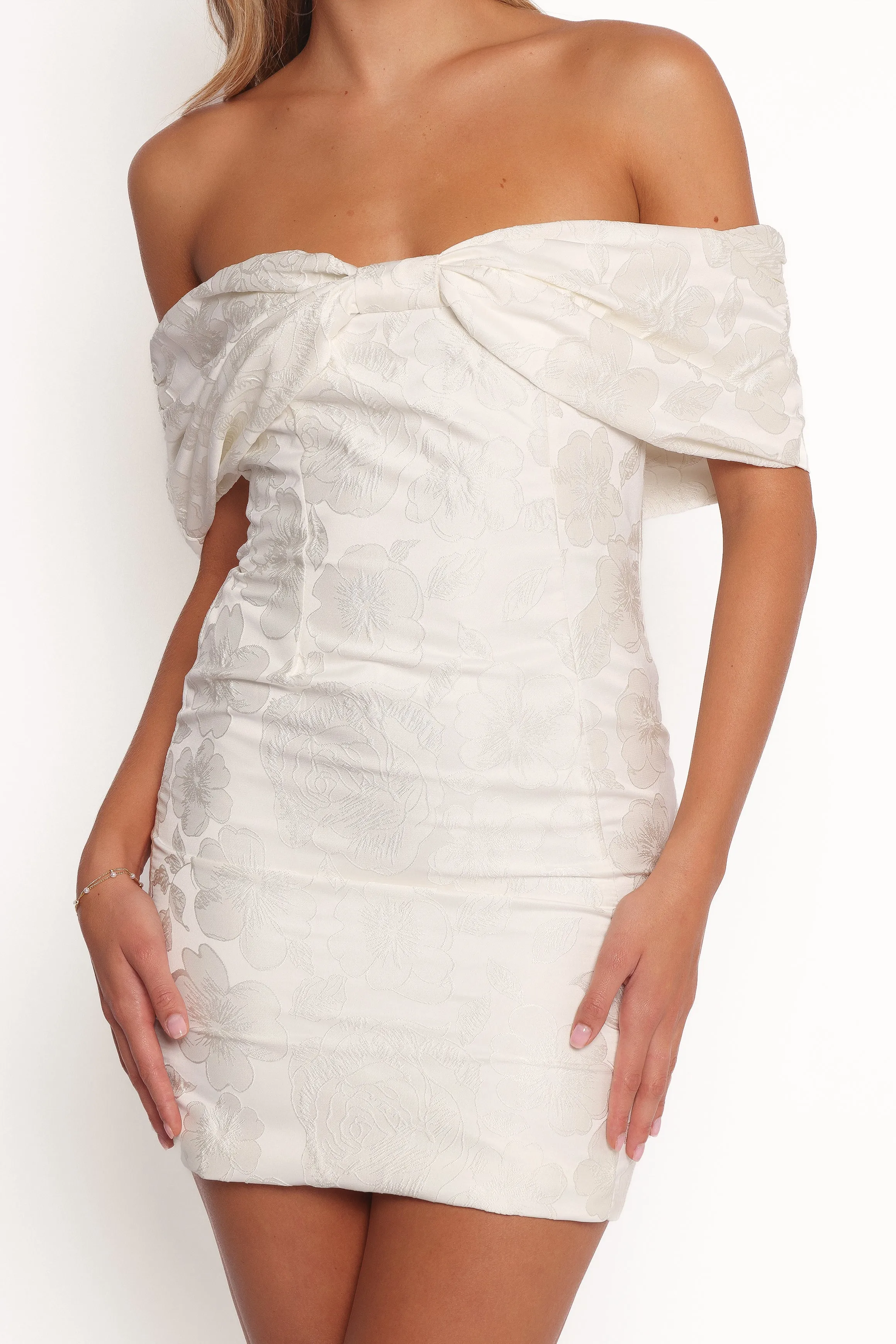 Kaeli Mini Dress - White sold by Petal & Pup product image thumbnail 3