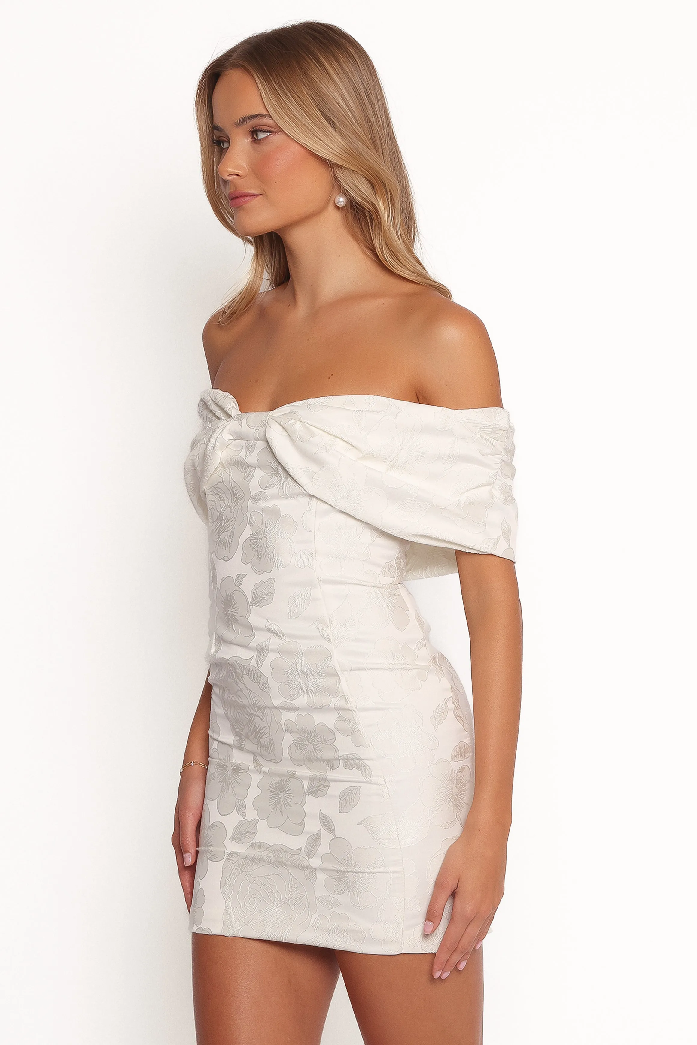 Kaeli Mini Dress - White sold by Petal & Pup product image thumbnail 5