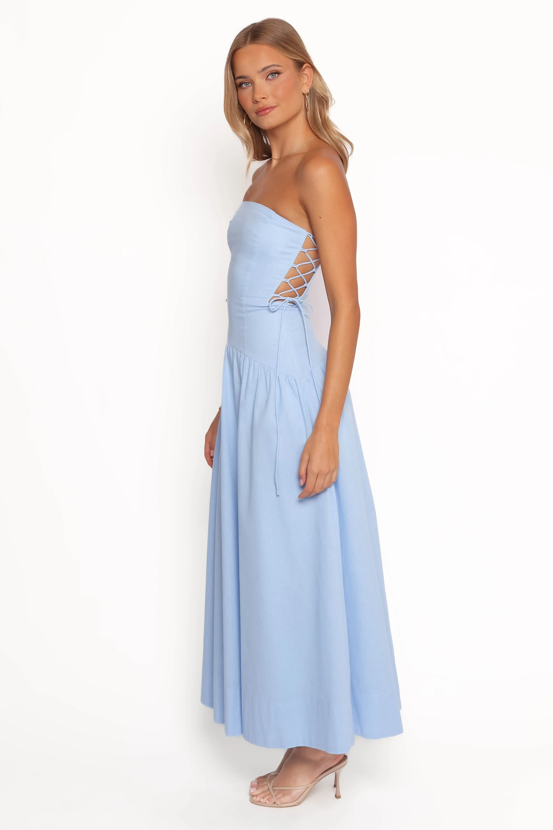 Maude Maxi Dress - Blue sold by Petal & Pup product image thumbnail 4