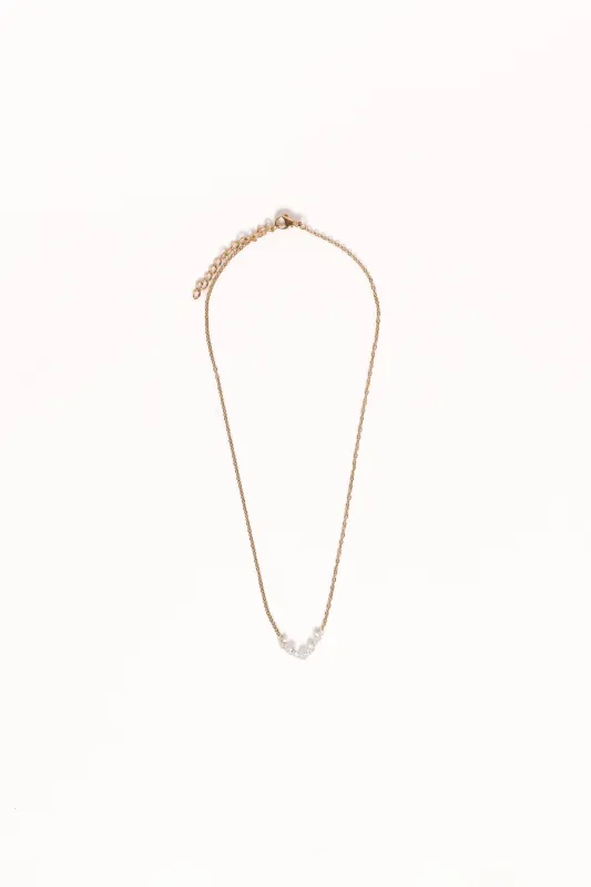 Victoria Necklace - Gold sold by Petal & Pup