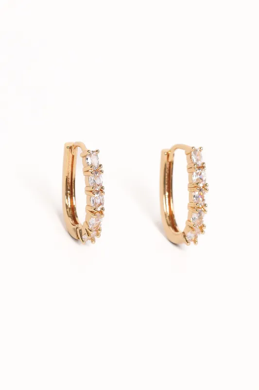 Bianca Earrings - Gold sold by Petal & Pup