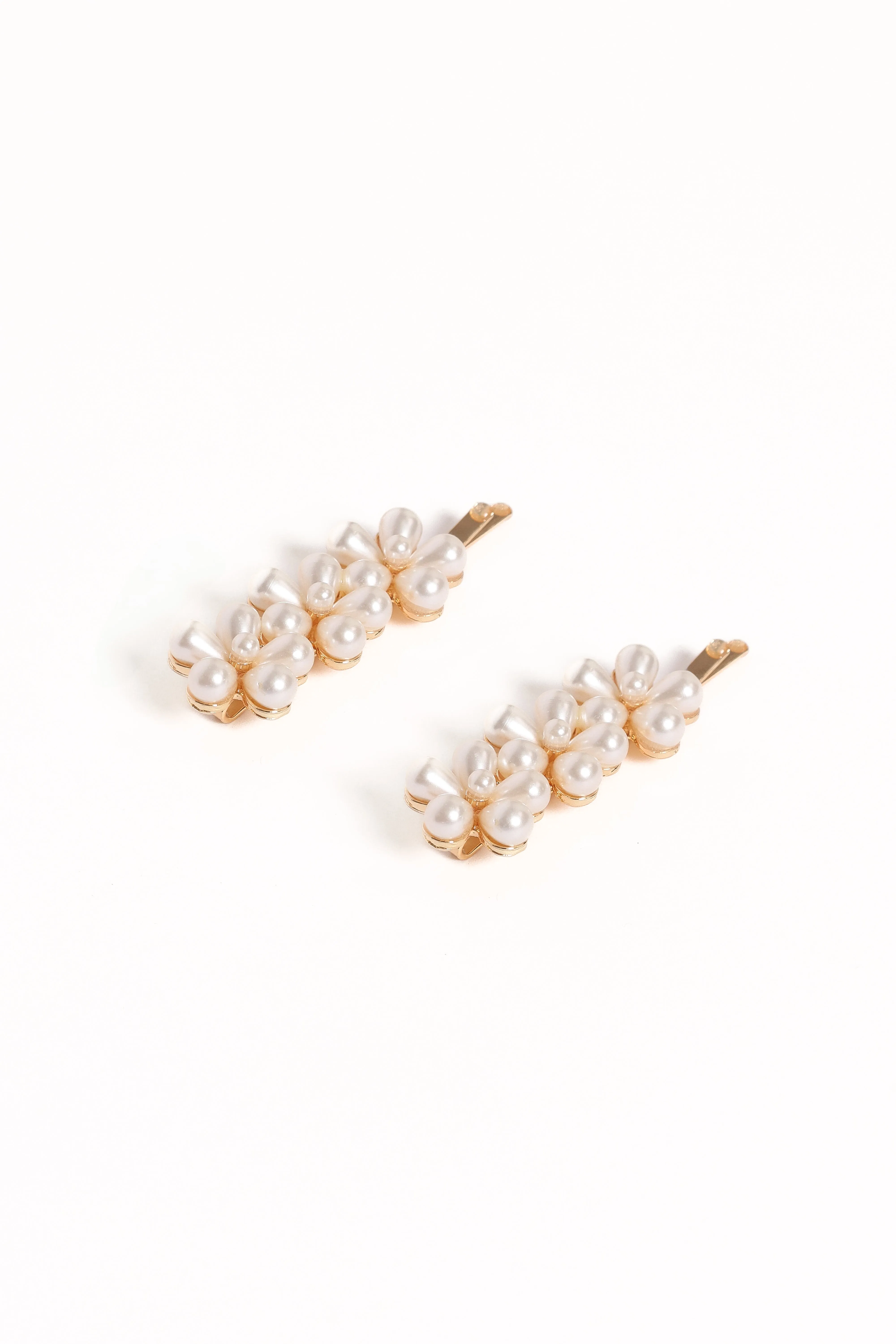 Isabella Hair Clip Set - Pearl sold by Petal & Pup product image thumbnail 2